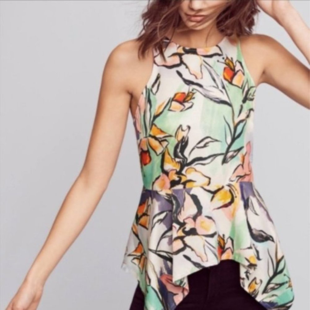 Anthropologie HD in Paris Lucille peplum tank top